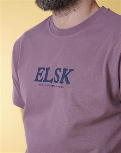 Elsk - Echo Mens Brushed T-shirt - Dusty Aubergine